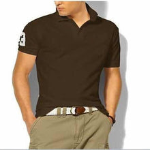 Load image into Gallery viewer, hombre big pony high quality polo top Men Short sleeve Casual rugby Shirt camisa embroidered homme polo masculine