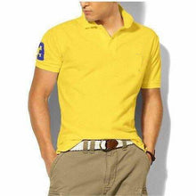 Load image into Gallery viewer, hombre big pony high quality polo top Men Short sleeve Casual rugby Shirt camisa embroidered homme polo masculine