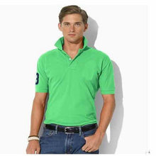 Load image into Gallery viewer, hombre big pony high quality polo top Men Short sleeve Casual rugby Shirt camisa embroidered homme polo masculine