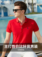 Load image into Gallery viewer, hombre small pony polo top Men Short sleeve Casual rugby  Shirt camisa embroidered polo masculine Asia size