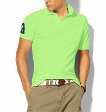 Load image into Gallery viewer, hombre big pony high quality polo top Men Short sleeve Casual rugby Shirt camisa embroidered homme polo masculine